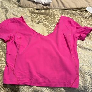 Lululemon pink half top